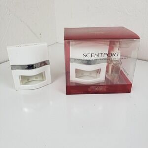 Slatkin & Co Scentport Home Fragrance Diffuser Set Cinnamon Stick & Extra Unit